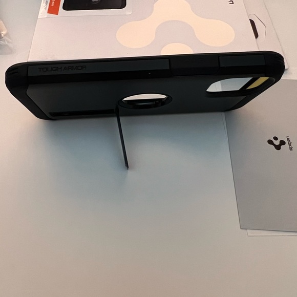 Spigen iPhone 12 mini tough armor case. Black - Picture 8 of 8